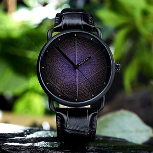 Bobo Bird Glow In The Dark Blue/Purple Leaf Watch