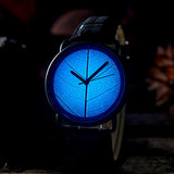 Bobo Bird Glow In The Dark Blue/Purple Leaf Watch