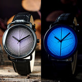 Bobo Bird Glow In The Dark Blue/Purple Leaf Watch