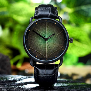 Bobo Bird Glow In The Dark Green Leaf Watch