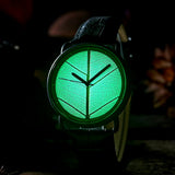 Bobo Bird Glow In The Dark Green Leaf Watch